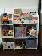 Regał na zabawki i książki 