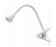 Lampka biurkowa do blatu klips LED 2700K 220lm 1.9W biała NÄVLINGE