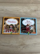 Ksiązki Kot w butach i Pinokio 