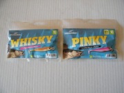 dwie paczki gumowych przynęt wędkarskich marki Lieblingskoder 8 szt.