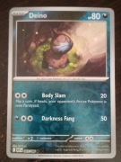 REVERSE HOLO Deino 065/086 Karta POKEMON TCG S&V White flare