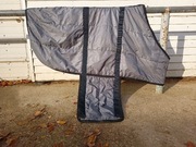 derka 115cm  stajenna transportowa 150g 100g szara 