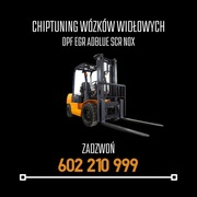 WÓZKI WIDŁOWE Linde Toyota Mitsubishi Chiptuning Usuwanie Wyłączenie DPF