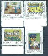 3710-13** Światowy Dzień Poczty - Poczta w oczach dzieci