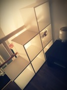 Regał 6 półkowy 105x105 cm biały