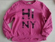 Bluza 116 coccodrillo hi new york ny różowa długi rękaw bluzka