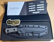 Nóż TRC Knives Apocalypse Apocalyptic Black Canvas Micarta