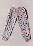 Spodnie piżamowe dziewczęce piżama serduszka - 134/140 cm