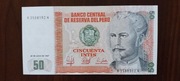 50 Intis  Peru UNC