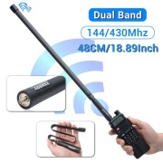 ANTENA VHF/UHF SKŁADANA ABBREE 48CM WALKIE TALKIE BAOFENG KENWOOD ITP.