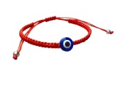Bransoletka szczęścia oko proroka czerwona talizman damska kabała