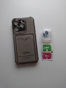 Etui na Iphone 15Pro + GRATIS Przezroczyste Ochronne na Kartę Zdjęcie
