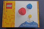 LEGO Akcesoria 5005906 - Zestaw wieszaków - czerwony, niebieski i żółty
