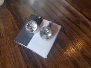 Klipsy stare małe z kryształkami