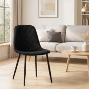 Krzesło Welurowe Tapicerowane Do Jadalni