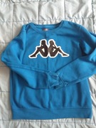 Kappa bluza pod szyję niebieska z logo firmy rozmiar L