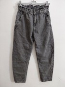 Spodnie dzins czarno/ szare roz.38 Wymiary opis firmy TEX