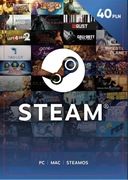Karta podarunkowa Steam 40 zł PLN
