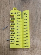 Narzędzie do pomiaru śrub i wkrętów