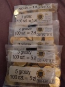 ZESTAW 1 2 5 GR GROSZY 2013 ROYAL MINT RM WOREK WORECZEK MENNICZY SASZETKA