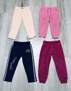 Spodnie dresowe dla dziewczynki, 4 sztuki, rozm. 98