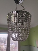 Lampa z kryształkami