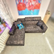 Narożnik rozkładany Kanapa Alan Dekar 235cm Tkanina DELUX. Warszawa Bródno