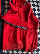 Bluza z kapturem Tommy Hilfiger czerwona rozmiar 152