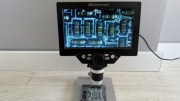 MIKROSKOP CYFROWY EKRAN LCD 7″ FULL HD 12MP 1080p LED