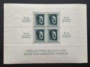 Deutsches Reich 1937 Mi. Blok 11** Hitler Dopł. Na Kulturę