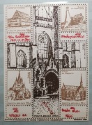 Kościoły Wrocławia 1984 Poczta Podziemna Solidarność - rzadki walor