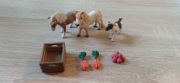 Figurki Schleich konie Falabella i akcesoria