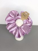 Gumka do włosów satynowa XL mocna, akcesoria do włosów panieński A6