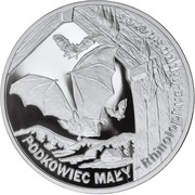 Moneta 20 zł Zwierzęta świata - podkowiec mały