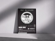 Plakat kaz bałagane radio gruz bez ramki a3