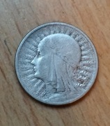 2 ZŁ GŁOWA KOBIETY JADWIGA 1934r