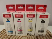 Nowe oryginalne tusze Canon GI-46 do drukarek serii "GX"