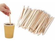 Drewniane mieszadełka do kawy 19x0,5cm/1000szt.