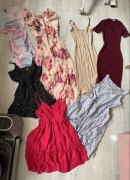 Zestaw sukienek 7 sztuk rozmiar XS/S marki m.in. Wassyl, Esmara, H&M Sinsay