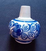 Fajansowy wazon - butla Włocławek, ręcznie malowany. PRL. 