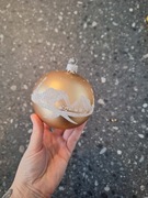 bombka szklana średnica 10cm z napisem Czarek