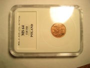 2 gr grosze 1938 MS 64   moneta z okresu II RP