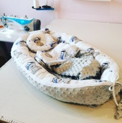 Wyprawka dla dzieci otulacze rożki poduszki 