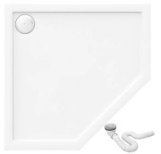 BRODZIK DIAMOND WHITE 80x80x5cm
