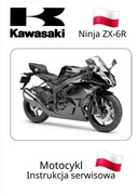 SERWISOWKA KAWASAKI ZX-6R 600 NINJA 2010r KODY Ksiazka Napraw j.POLSKI