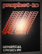 Sequential Circuits Prophet-10 - broszura informacyjna