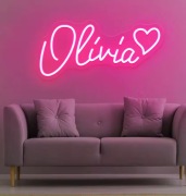 Niestandardowy znak LED z imieniem 