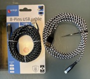 Dwa nowe kable 3m do IPHONA.