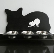 KOCI BUFET - DYZIO. Zestaw podwieszany z miskami