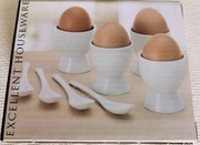 Excellent Houseware 8-częściowy komplet stojaczków na jajka